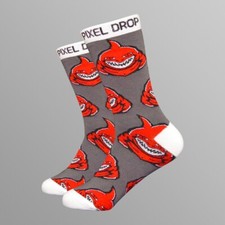 Pixel Drop Unisex Adult Design Fashion Novelty Colorful Socks Pack 16