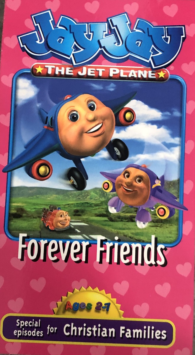 SHIP24HRS-Jay Jay The Jet Plane Forever Friends(VHS 1999)Animated