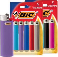 Maxi Pocket Lighters, Dependable and Long-Lasting, Assorted Colors, 10-Pack (Col