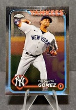 2024 Topps Chrome Yoendrys Gomez (RC) Base #160 New York Yankees Rookie Card