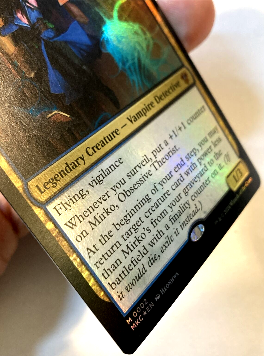 MTG Mirko, Obsessive Theorist *FOIL* Commander: Murders at Karlov