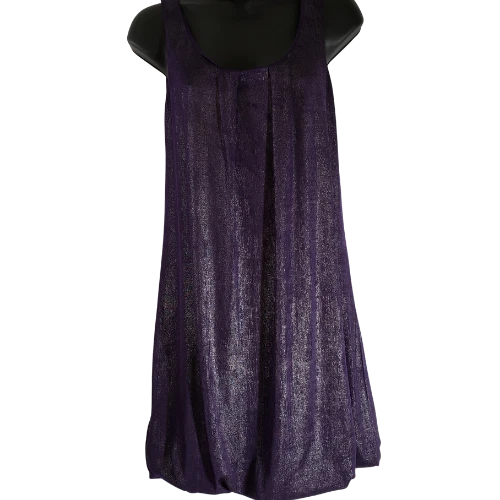 Vestido para mujer Xhilaration púrpura brillante sin mangas talla M Foto 2 de 4