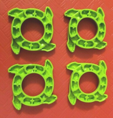 LEGO 4 Ninjago Spinner Crown Ring 4 x 4 w/ 2 x 2 Hole & 4 Snake