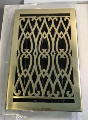 Floor Register Signature Hardware Old Victorian Solid Polished Brass