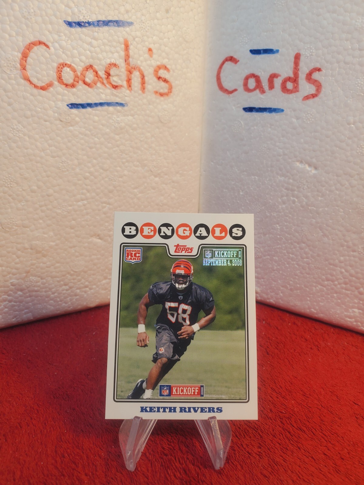 Topps Keith Rivers 2008 Topps Kickoff - Keith Rivers #218 Kickoff Edition /1349 (RC) for ...