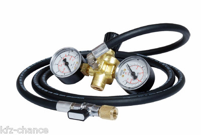 Pressure Reducer for Disposable Nitrogen Cartridge High and Low Pressure Gauge   
