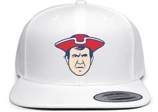 New England Patriots Bill Belichick Face Logo Snapback Hat