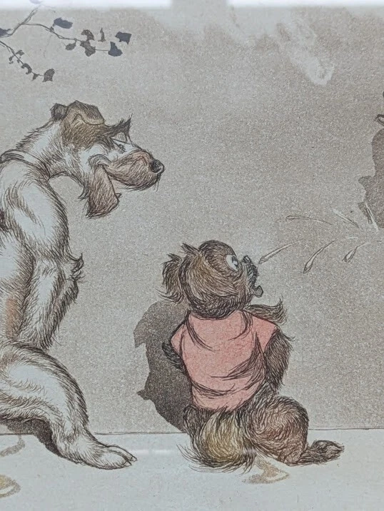 eau forte original signé , O Klein ( comme nos maitres ) - Photo 3/4