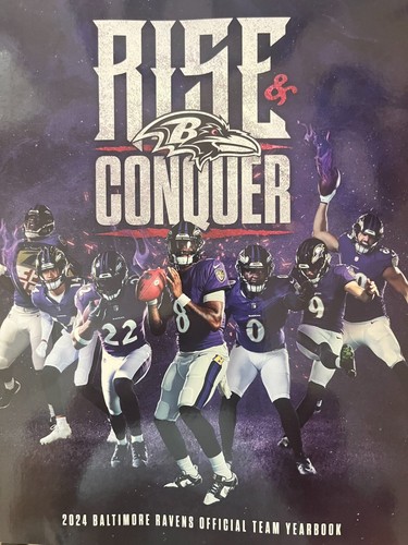 2024 BALTIMORE RAVENS YEARBOOK NFL FOOTBALL PROGRAM SUPER BOWL? HARBAUGH HOF - 第 1/1 張圖片