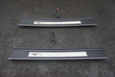 Set Front Left Right Illuminated Door Sill Fr3b6313222 Ford Mustang Gt 15-23