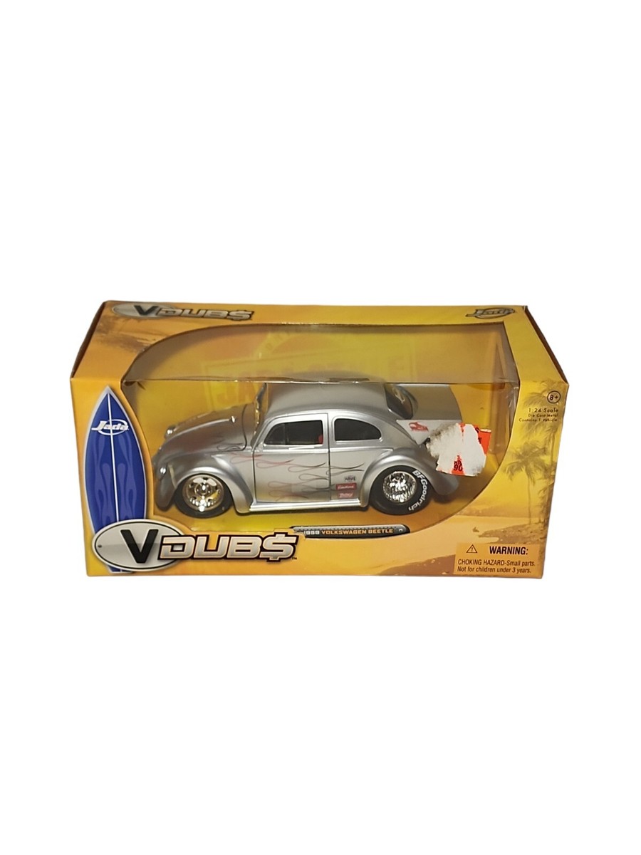 Jada Toys V DUBS 1959 Volkswagen Beetle Bug Diecast Silver