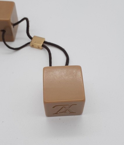 Authentic Louis Vuitton Hair Ties and Hair Cubes, Set of 2, Beige, LV Logo - Picture 7 of 16