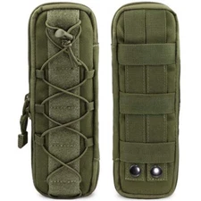 Tactical Molle Knife Sheath Bag Military Flashlight Holster Utility Tool Pouch