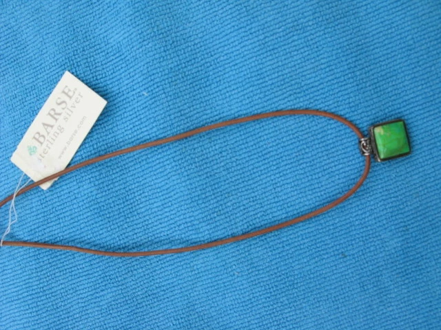 COLLAR PLATA ESTERLINA BARSA** NUEVO CON ETIQUETAS**HERMOSO**18" Foto 2 de 2