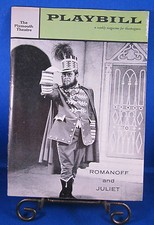 Vintage Playbill "ROMANOFF AND JULIET" For The Plymouth Thearte April 28, 1958