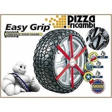 CATENE NEVE MICHELIN NON METALLICHE EASY GRIP H12 RUOTA 14 MISURA 185/70-14 FRP