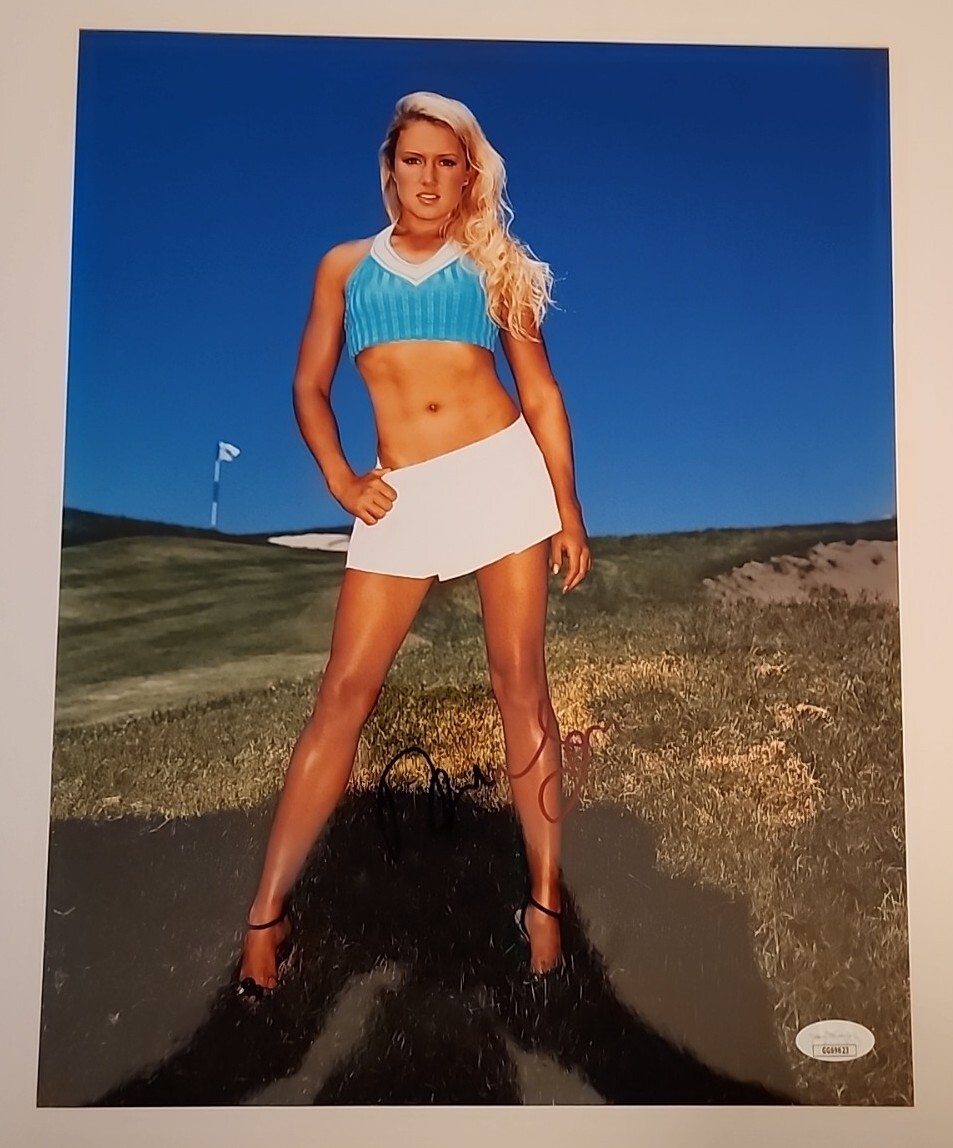 ナタリー・ガルビス直筆サイン入り超大型写真…Natalie Gulbis… ナタリー・ガルビス直筆サイン入り超大型写真…Natalie Gulbis