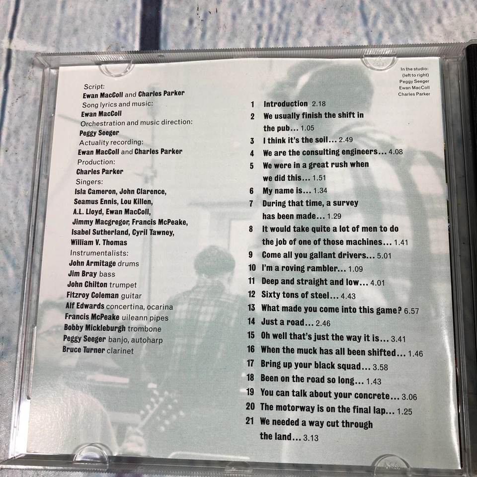 Song of a Road Ewan MacColl Charles Parker CD 1999 Topic Records Folk Music Foto 4 de 4