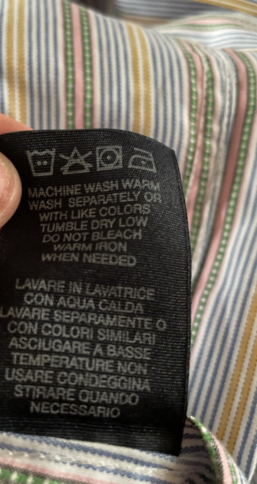 Robert Graham Button Down Stripped Pattern Flip P… - image 8