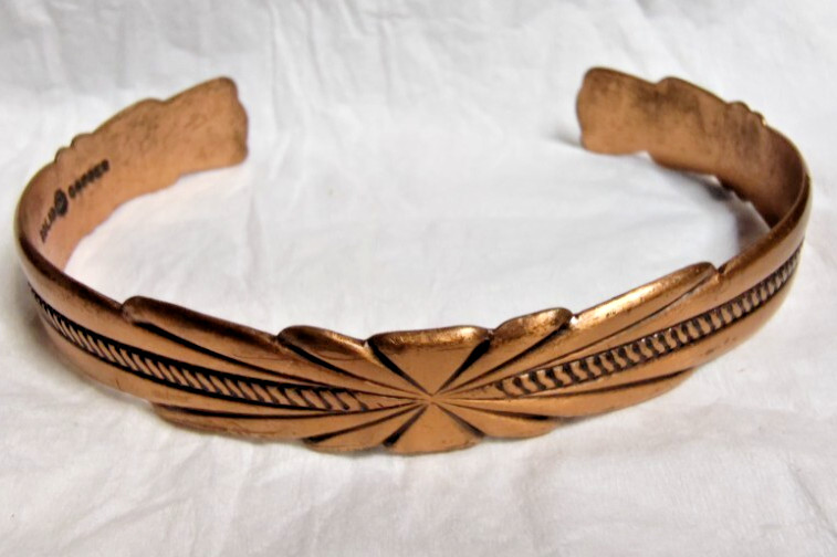 LOT 9 SOLID COPPER BRACELETS - image 12