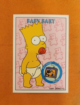 1994 Skybox Bongo Simpsons Baby Bart S18