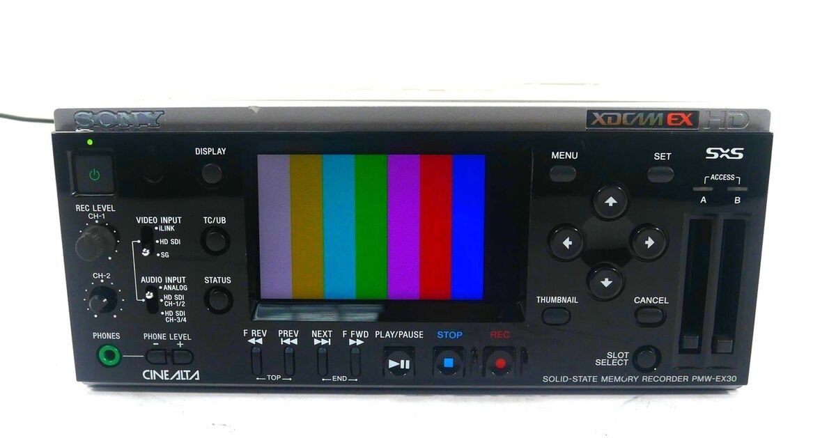 SONY Solid State Recorder PMW-EX30 W/ Case - Free shipping SONY Solid State Recorder PMW-EX30 W/ Case - Free shipping