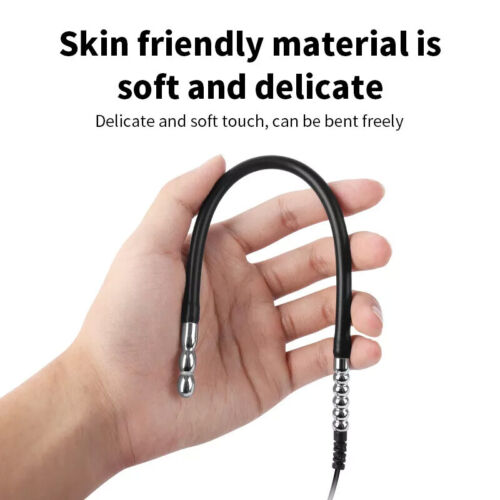 E-stim Set Urethral Male Stretcher Penis Plug Bead Prostate Massager Enhancer US - Picture 3 of 10