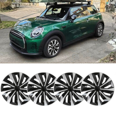 für Mini Cooper 15'' Silber Glanz 4 Stück Radzierblenden Snap On Stahl R15 Felge