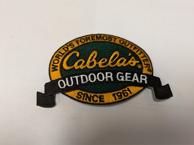 Cabela s Outdoor Gear Since 1961 Embroidered Patch 4  Hunting Fishing