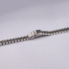 For Seiko SKX007 22mm Solid Curved End Silver Jubilee Watch Band Strap Bracelets