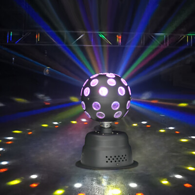 RGB Strobe Lamp, DJ Rotating Ball Led Laser Stage Lights KTV Disco Club Party US