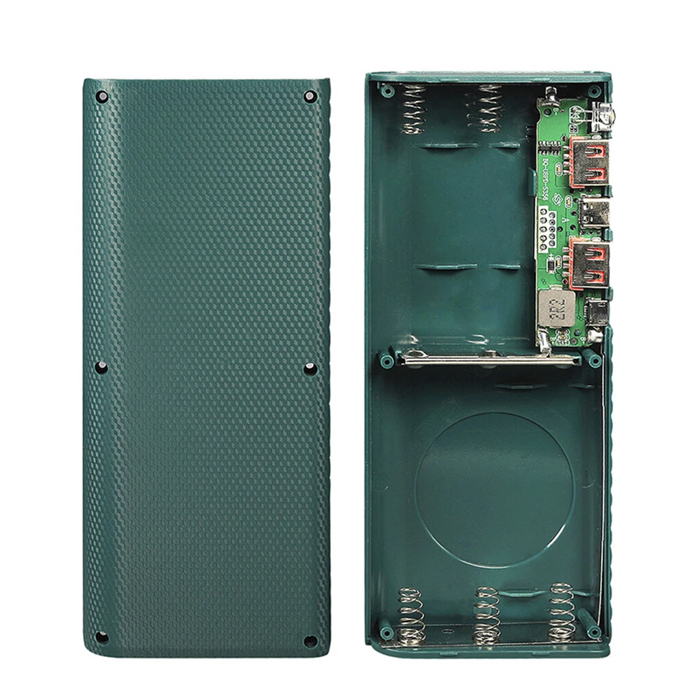 5x21700 LCD Power Bank Case DIY Portable Battery Shell