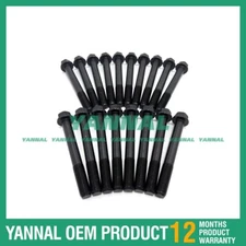 18PCS Cylinder Head Bolt 8-97036959-1 For Isuzu 4LE1 Diesel Engine