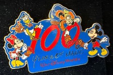 WDW - Minnie Donald Goofy Mickey - 100 Years of Magic Walt Disney World Pin 6688