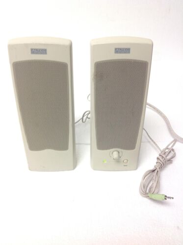 Vintage Altec Lansing ACS22 Multimedia Computer Speakers WORKING FREE SHIPPING