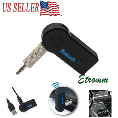 ANSTA Bluetooth Wireless Receiver,Wireless Audio Adapter, Bluetooth Car Kit, 10 Hours Battery Life, For Music, Wired Headphones, Speaker, Hands-free Call, Car Stereo System - View #8