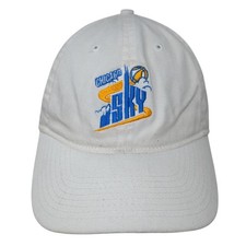 Chicago Sky Slideback Baseball Cap White One Size Adjustable Embroidered Reebok