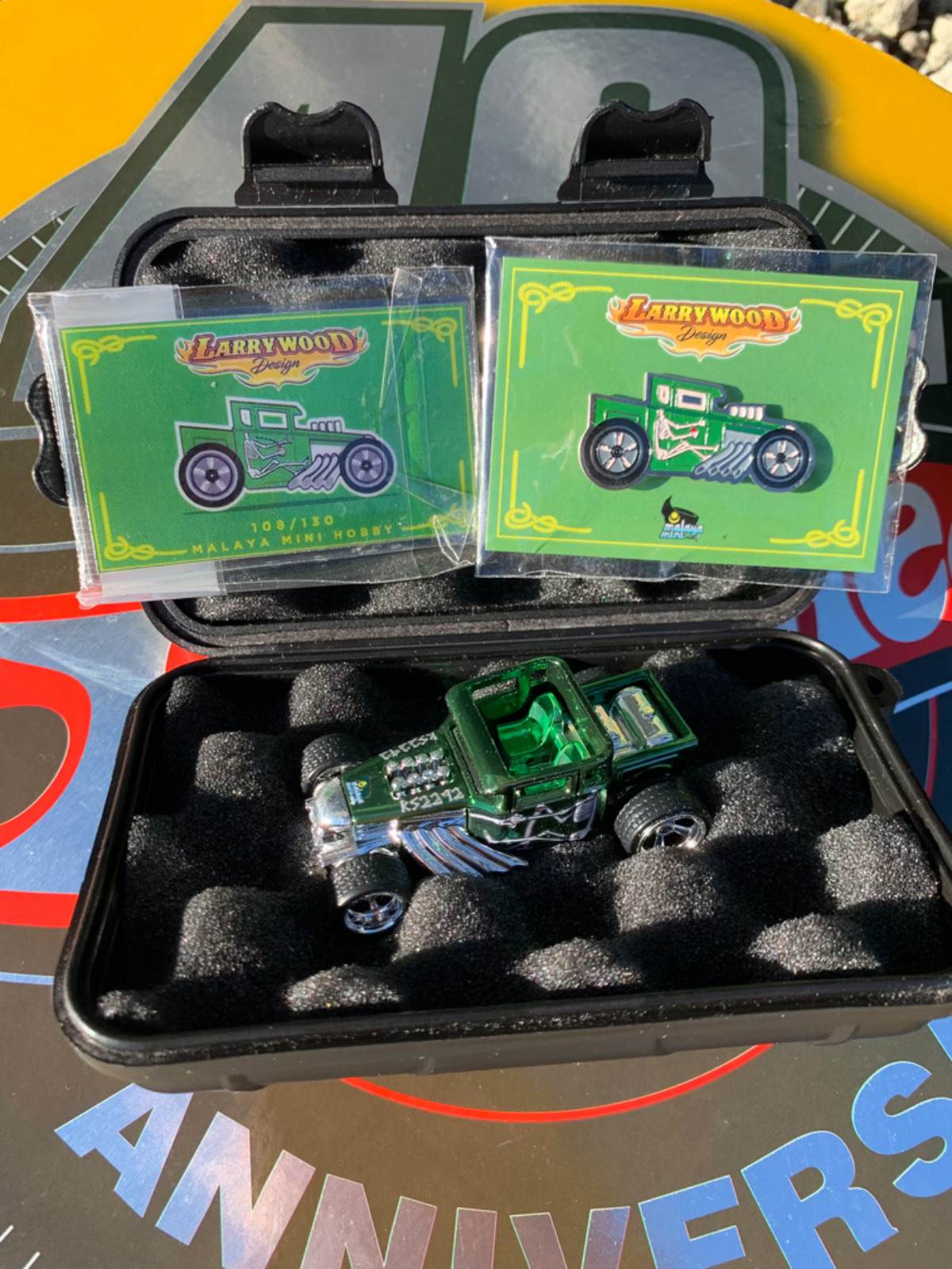 Hot Wheels Bone Shaker #108 of 130 by Larry Wood Collaboration w/Malaya Hobby 