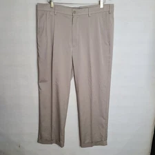 Pro Tour Men's Pleated Golf Pants, Size 36x29, Khaki Dress Chino Casual