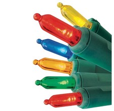 GE StringALong 300 Miniature String Lights Incandescent Christmas Lights Multi