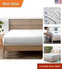 Durable 1800 Ultra-Soft Full XL Fitted Sheet for Luxurious Sleep Experience