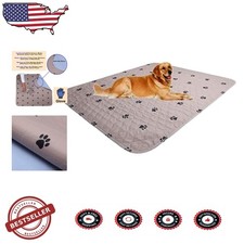Large Dog Pee Pad 54" Washable Reusable Puppy Training Mat Non-Slip Bottom