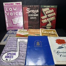 10 Gospel Songbooks Religious Church Favorites Special Voices Hymnal Books Choir
