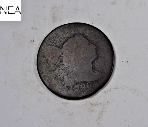 Photo of a 1796-P Large Cent from an eBay listing that sold on Jul 6, 2026