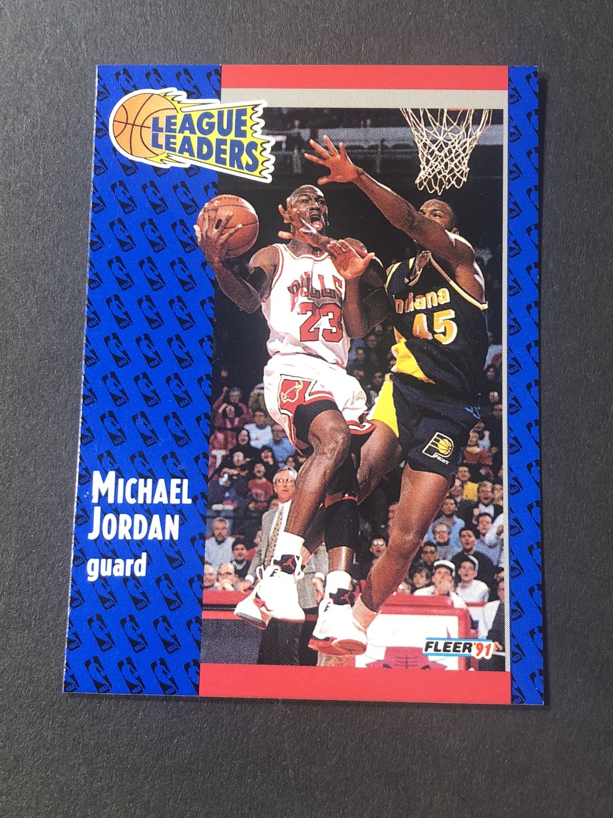 1991 Fleer MICHAEL JORDAN All Star Card 220 Chicago Bulls HOF