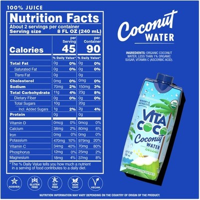 Refreshing Coconut Water Pack | Hydrating Electrolytes