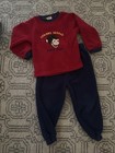 Vintage Curious George 1998 HM Co. Size 4T Fleece Sweatsuit HTF