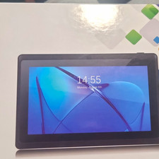 android IT_701A Tablet PC 3,2 Zoll 32GB Wi‑Fi USB‑C Schwarz mit Türkis Tasche.