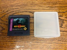 Mortal Kombat II for Sega Game Gear GG with plastic hard case