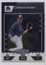 2021 Panini Elite Extra Edition College Tickets Optic Connor Norby #CTO-CN 0y5l
